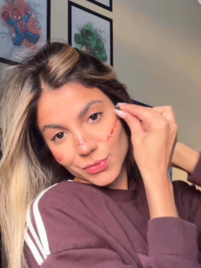 Amora pode ser maquiagem 1 Vídeo de Hariany Almeida vira polêmica dominando a make maquiagem batom blush geane sousa capa Web Stories (1)