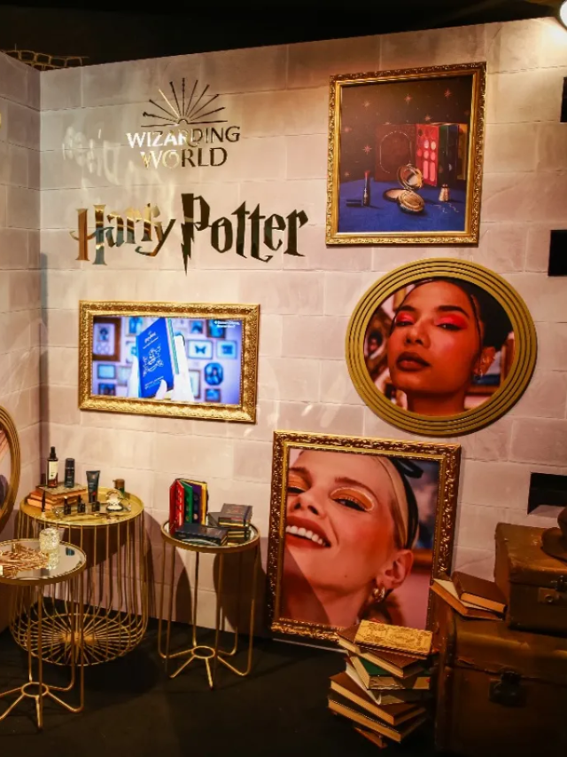 Saga “Harry Potter” ganha nova coleção especial de maquiagem dominando a make maquiagem batom blush geane sousa capa Web Stories