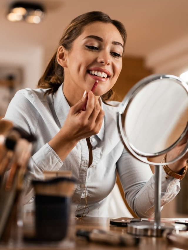 Como fazer maquiagem simples para o dia dominando a make maquiagem batom blush geane sousa capa Web Stories