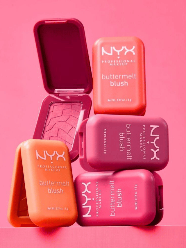 Pele rosada e radiante até 12 horas Só com os novos blushes da NYX dominando a make maquiagem batom blush geane sousa capa Web Stories