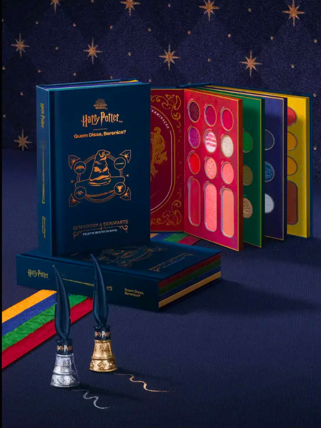 Quem Disse, Berenice lança linha de produtos Harry Potter dominando a make maquiagem batom blush geane sousa capa Web Stories