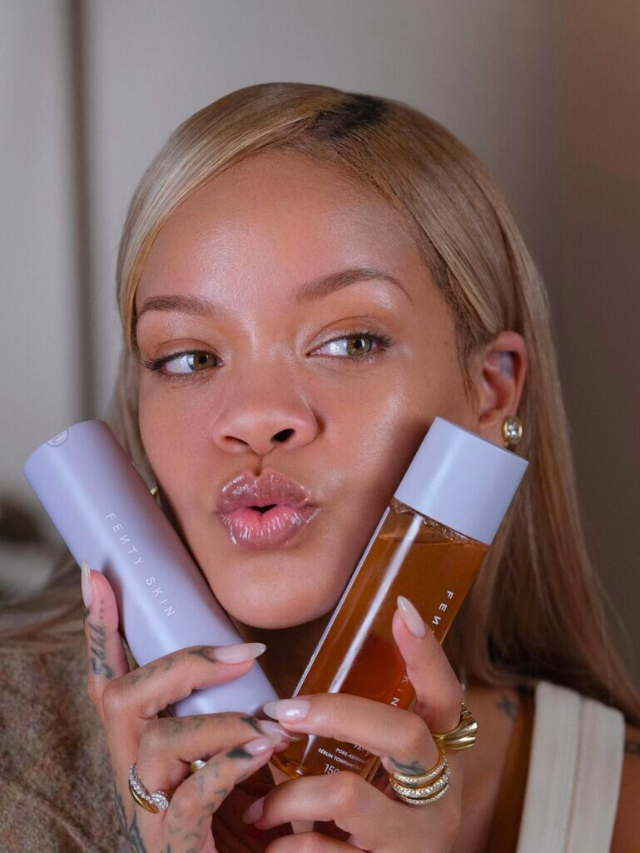 Tudo o que sabemos sobre a chegada da Fenty Skin no Brasil dominando a make maquiagem batom blush geane sousa capa Web Stories