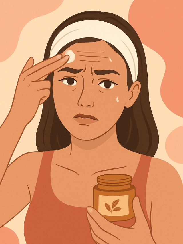 Linhas de expressão na testa Como tratar e prevenir dominando a make maquiagem batom blush geane sousa capa Web Stories