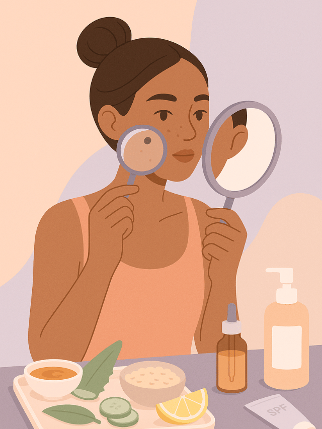 Remédios caseiros funcionam para tirar manchas da pele dominando a make maquiagem batom blush geane sousa capa Web Stories