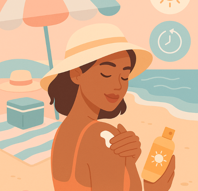 Vai ir para a praia Esses são os cuidados que você deve ter dominando a make maquiagem batom blush geane sousa capa Web Stories
