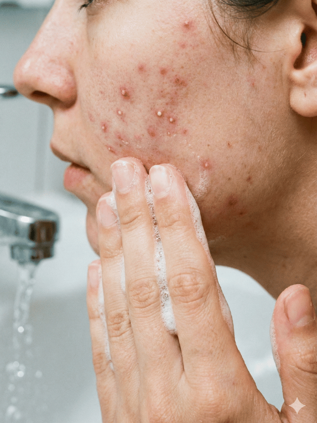 Como parar de lavar o rosto errado e evitar a acne?