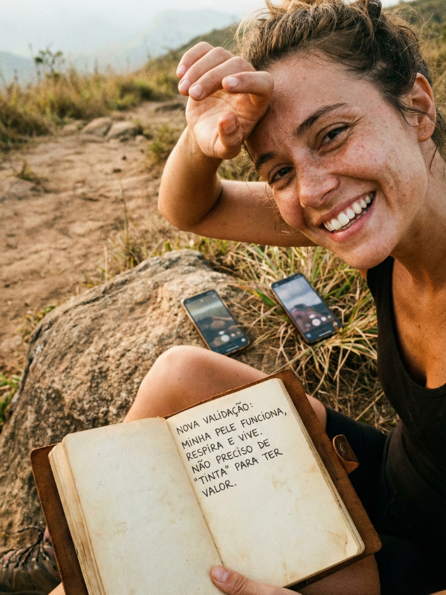 Como posso me sentir bem sem usar maquiagem?