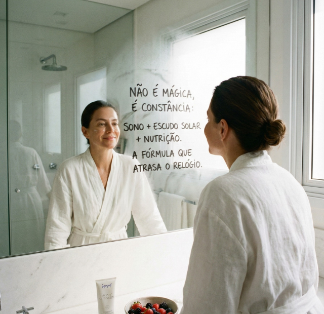 Dicas simples de como parecer mais jovem dominando a make maquiagem batom blush geane sousa capa Web Stories