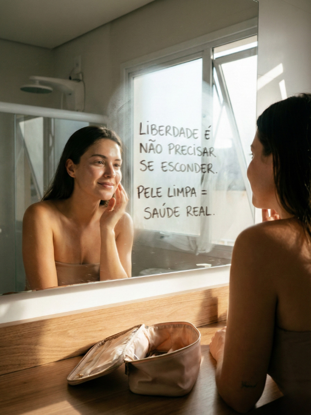 Parar de usar maquiagem melhora a pele?