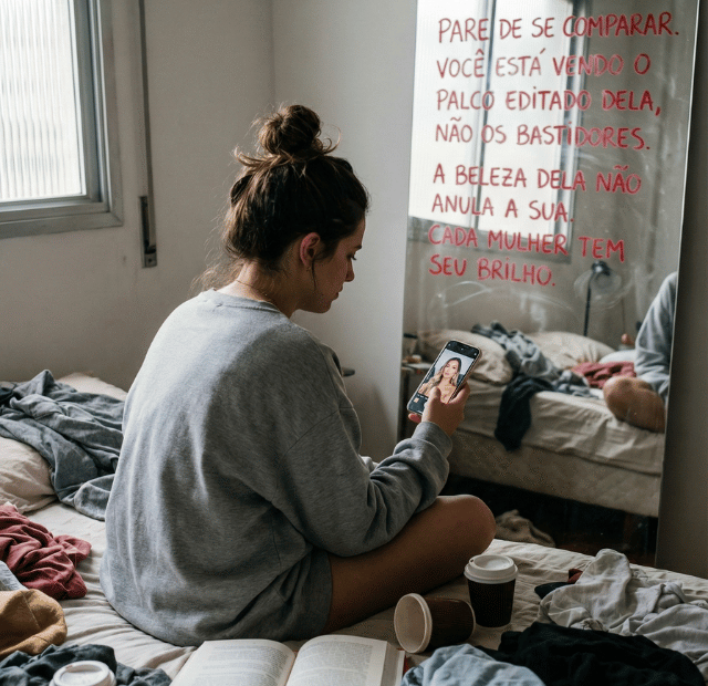 Você também se compara com outras mulheres dominando a make maquiagem batom blush geane sousa capa Web Stories